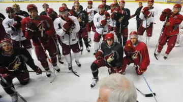 Trénink hráčů Phoenixu