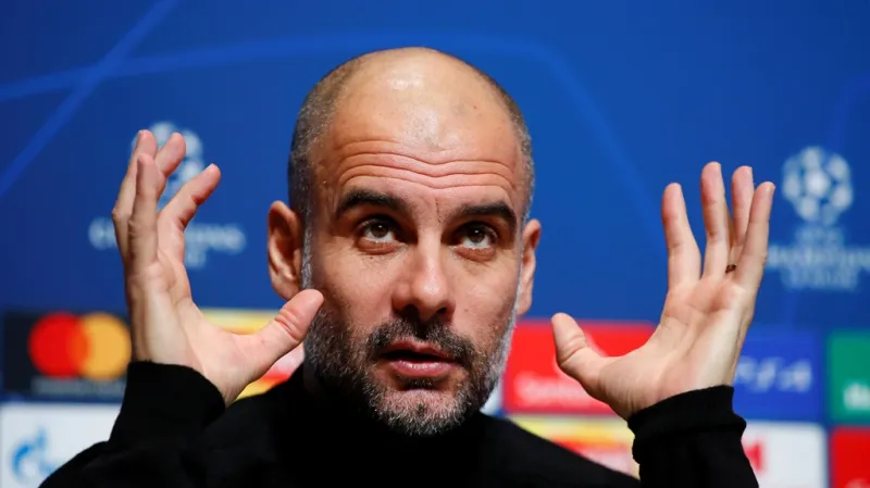 Pep Guardiola na tiskové konferenci