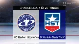 Sestřih 2. utkání čtvrtfinále první ligy Litoměřice – Třebíč
