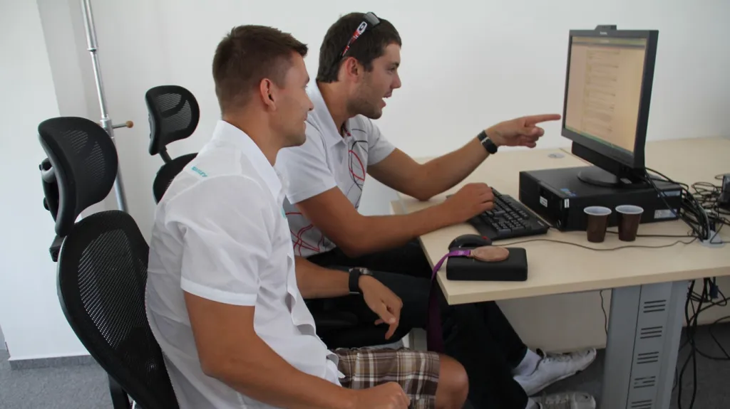 Kajakáři Jan Štěrba a Josef Dostál