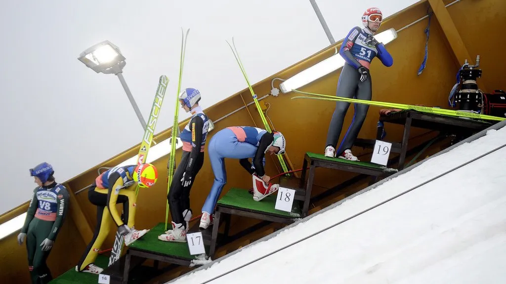 Skokané na harrachovském můstku