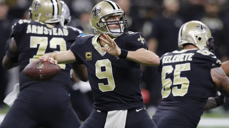 Quarterback New Orleans Drew Brees