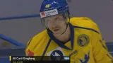 Gól v utkání Švédsko – Česko: Klingberg – 2:0 (15. min.)