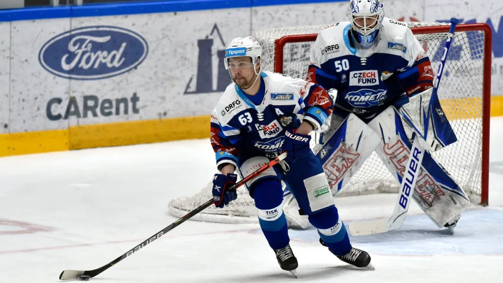 Ondřej Němec v dresu Komety