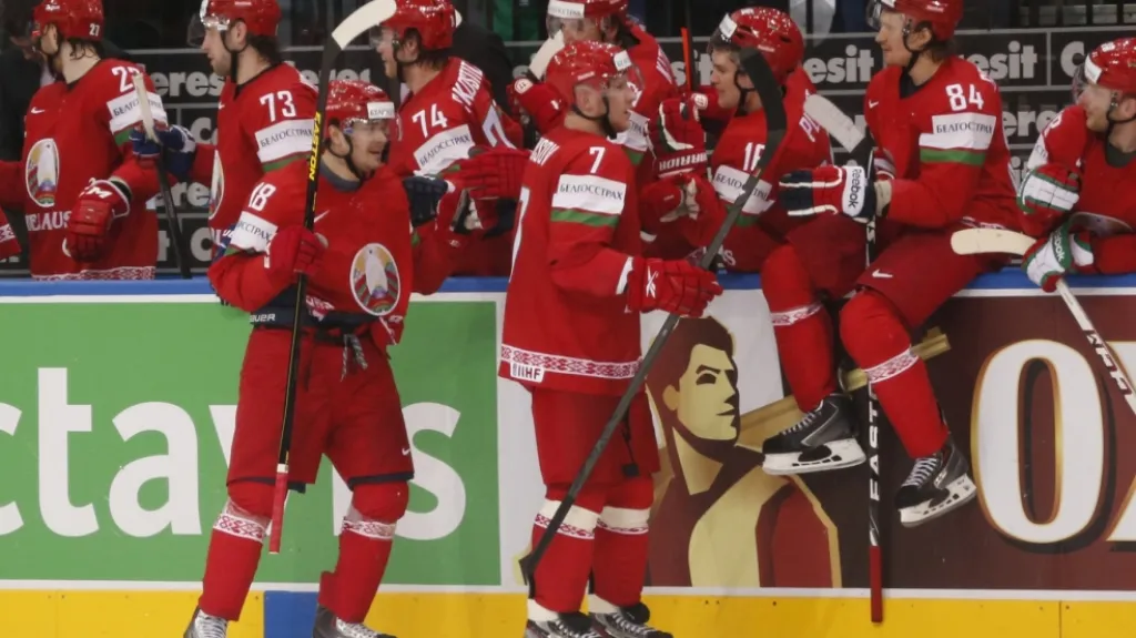 Radost běloruských hokejistů