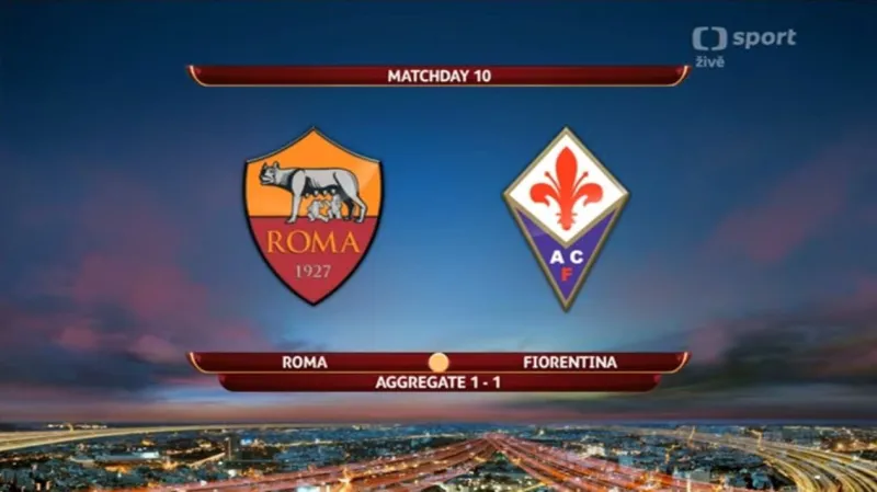 Sestřih utkání AS Řím - Fiorentina