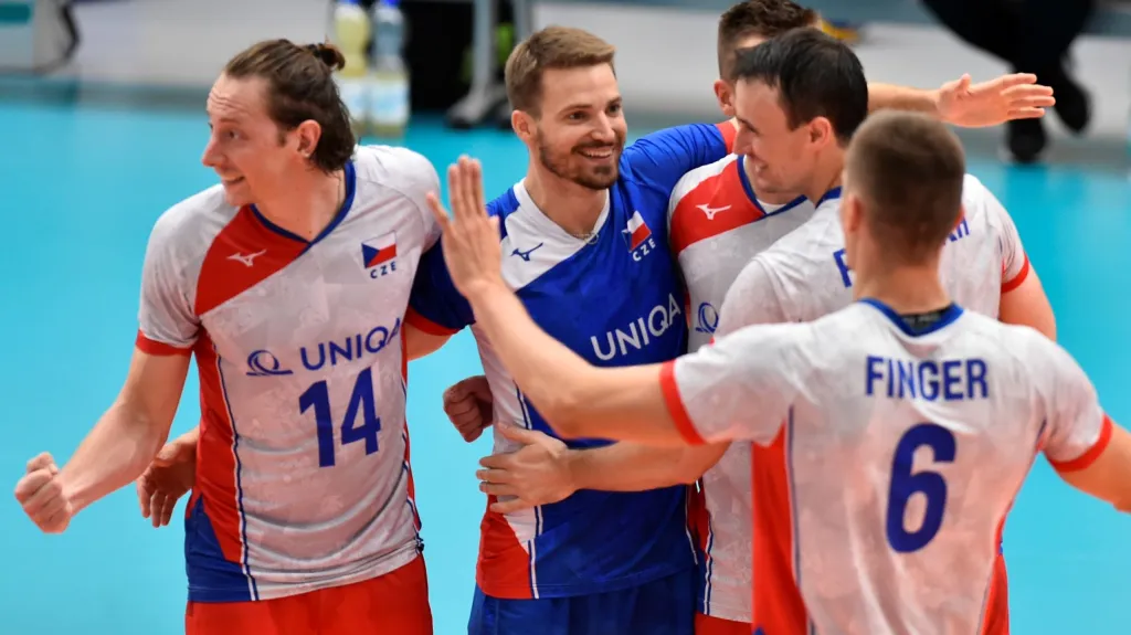 Radost českých volejbalistů