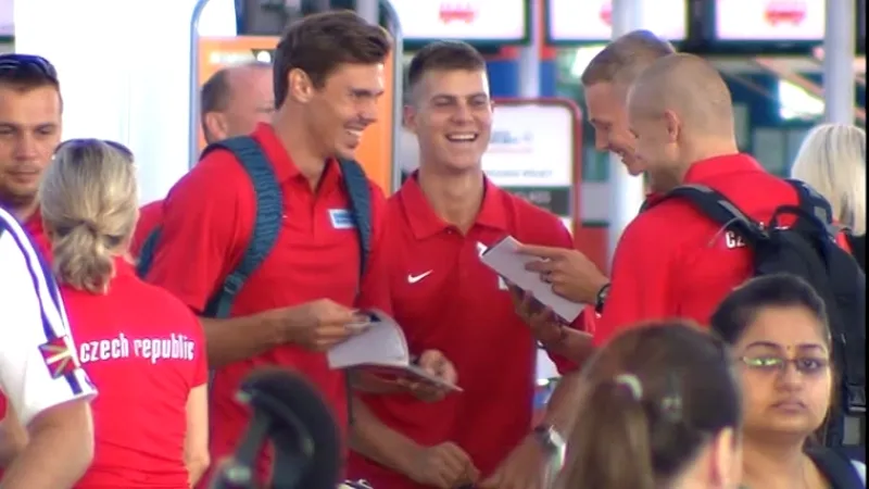 Před startem atletického ME