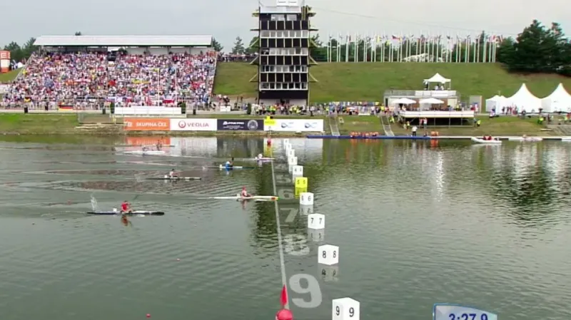 Bronzové finále kajakáře Dostála na 1000 metrů
