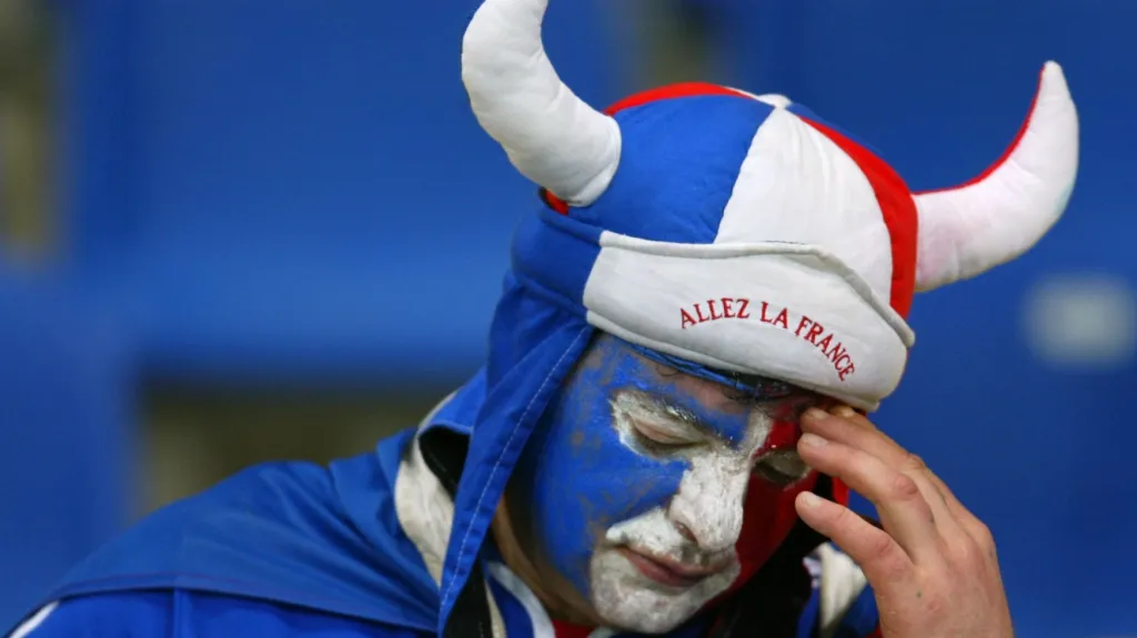 Zklamaný francouzský fanoušek na MS 2002