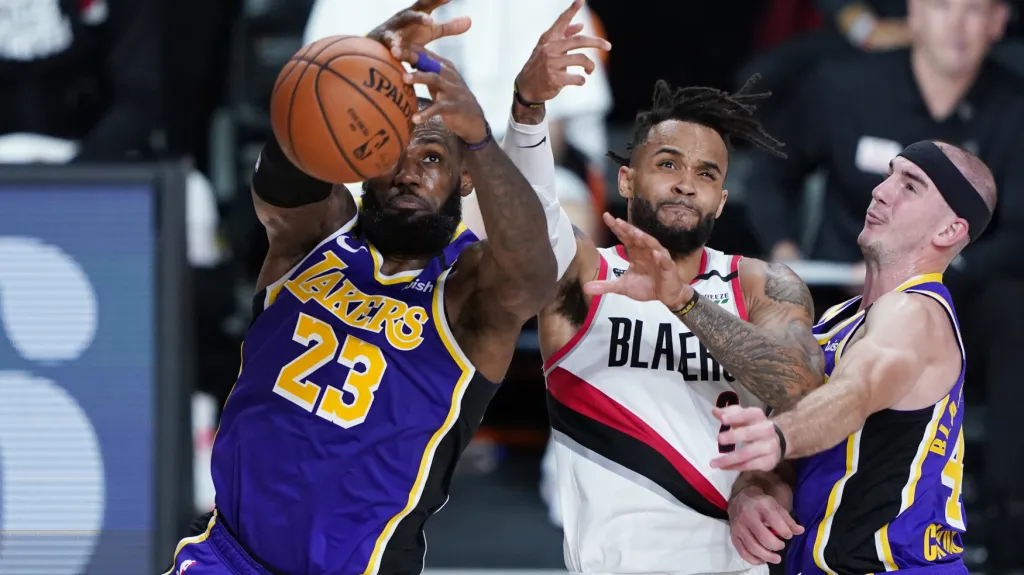 Utkání Portland - LA Lakers