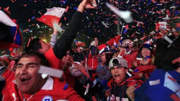 Sledování zápasu MS v chilském Santiagu