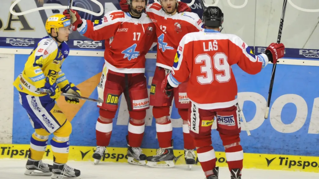 Radost hokejistů Olomouce