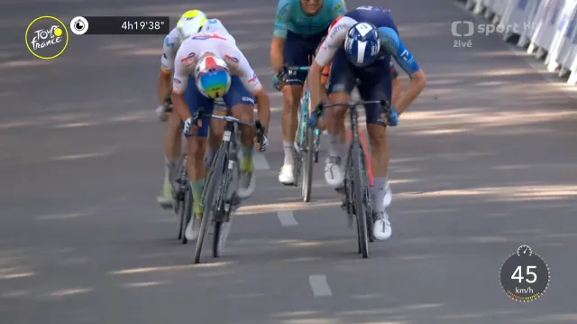 Závěr 9. etapy Tour de France