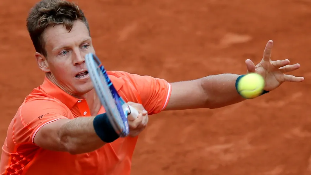 Tomáš Berdych na French Open