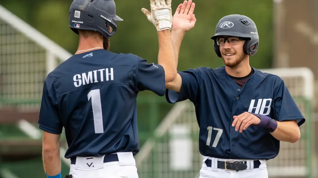 Radost baseballistů Hrochů Brno