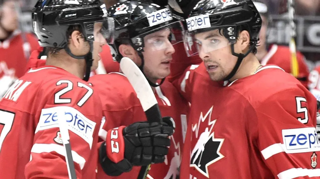 Slavící hokejisté Kanady