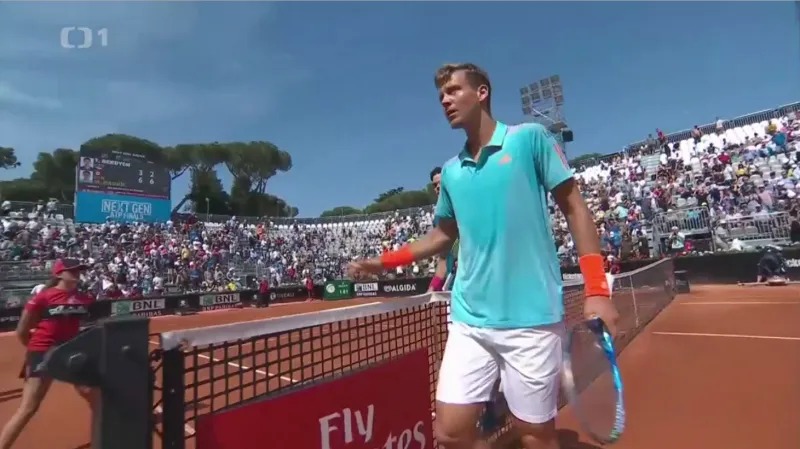 Berdych v Římě skončil ve třetím kole, nestačil na Raonice