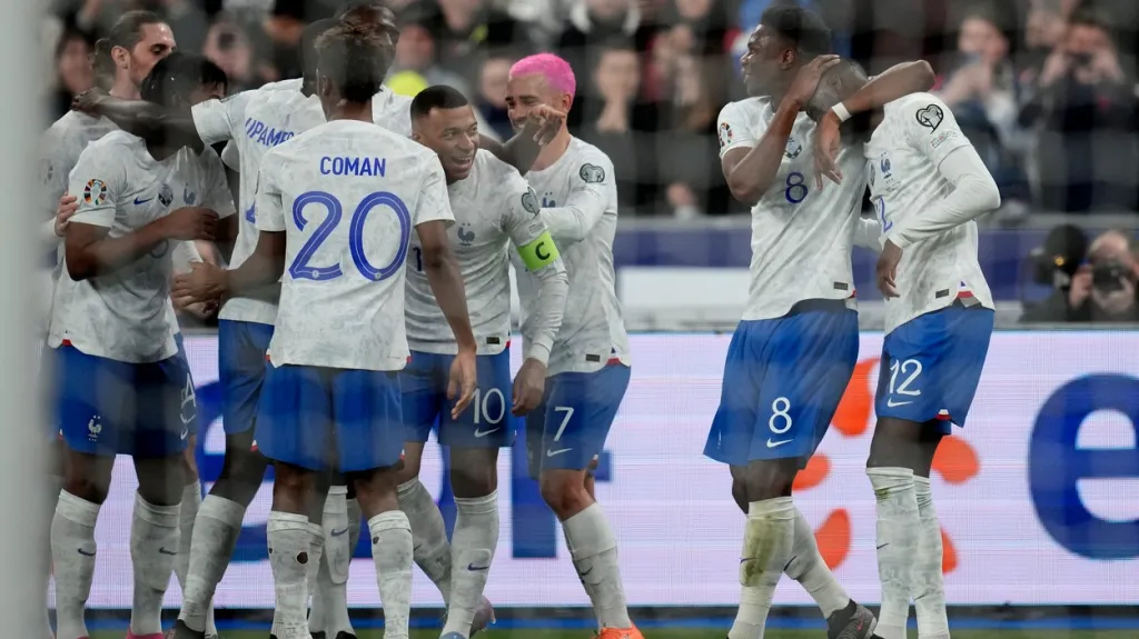 Radost francouzských fotbalistů