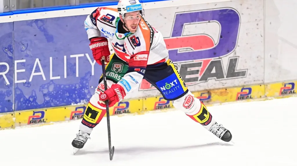 Roman Červenka z Pardubic v akci