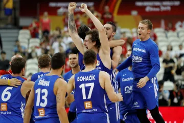 Radost českých basketbalistů