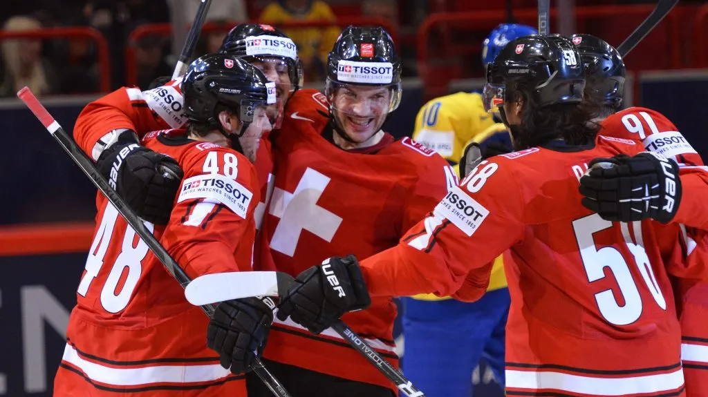 Radost švýcarských hokejistů