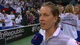 Barbora Strýcová reaguje na finále Fed Cupu