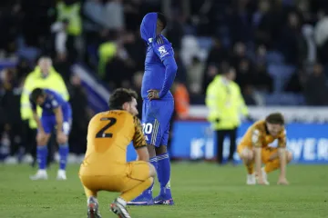 Zklamaní hráči Leicesteru