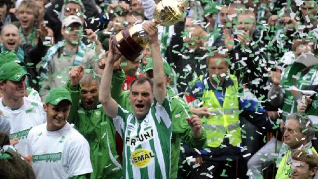 Fotbalisté Bohemians 1905 slaví titul v druhé lize