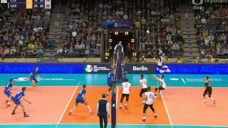 Závěr utkání Česko - Německo