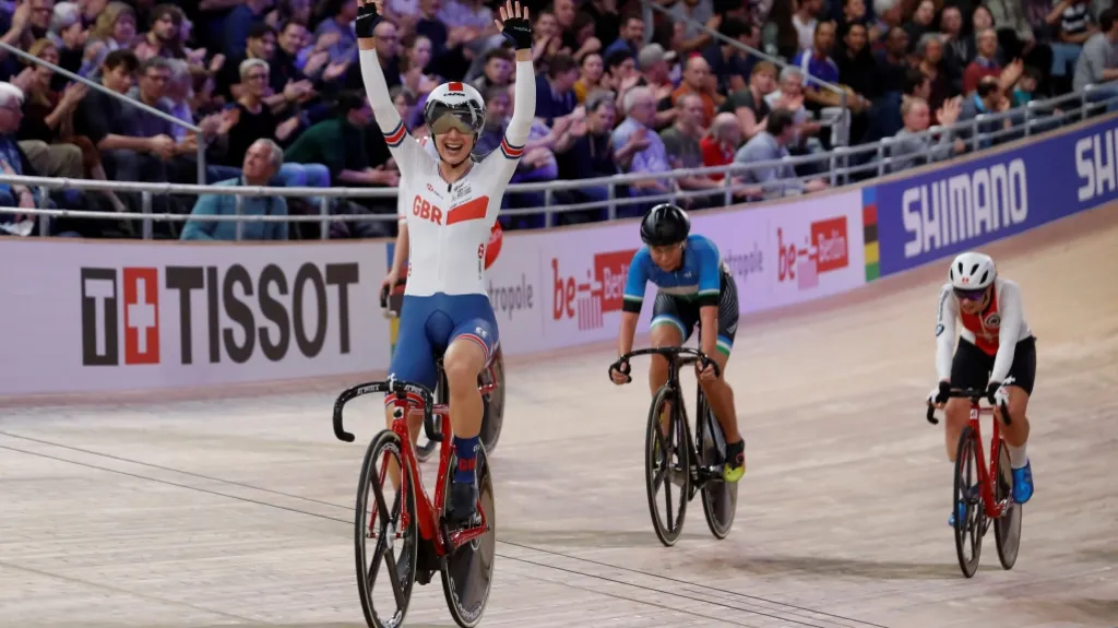 Dráhová cyklistka Elinor Barkerová