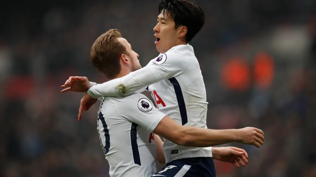 Harry Kane a Son Hung-min