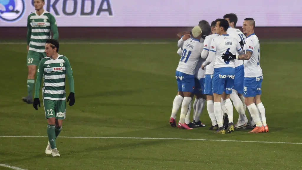 Radost hráčů Baníku Ostrava