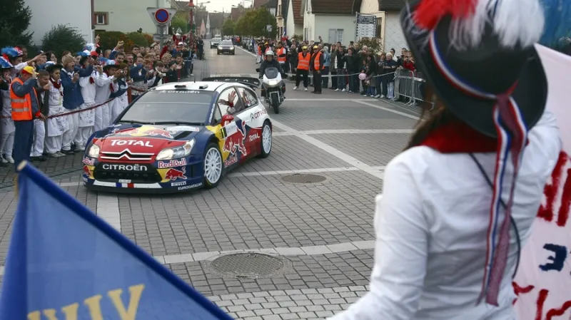 Sebastian Loeb na Francouzké rallye