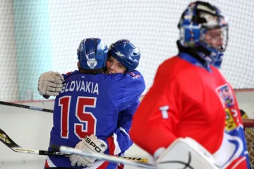 Hokejbal Česko - Slovensko