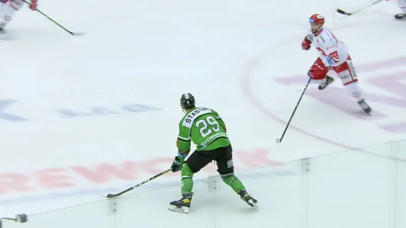 Gól v utkání Mladá Boleslav - Třinec: Šťastný - 1:2 (29. min.)