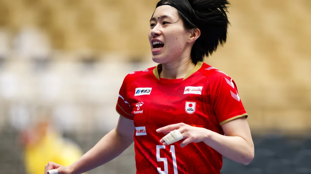 Japonská házenkářka Juki Jošidomeová