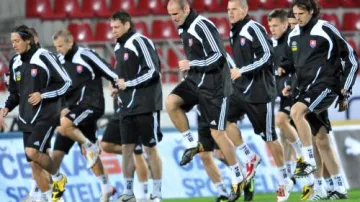 Trénink slovenské reprezentace