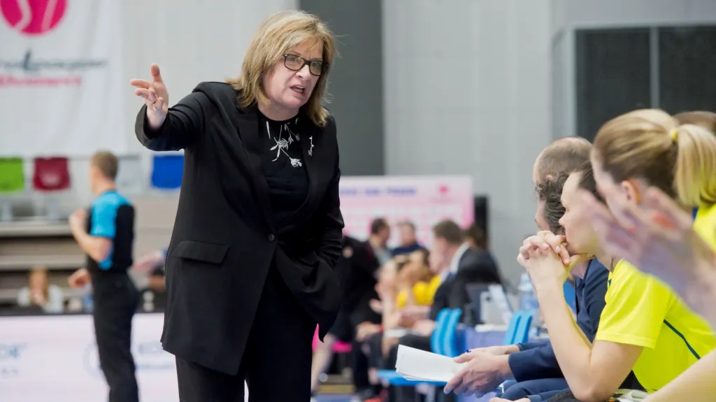 Trenérka USK Praha Natálie Hejková