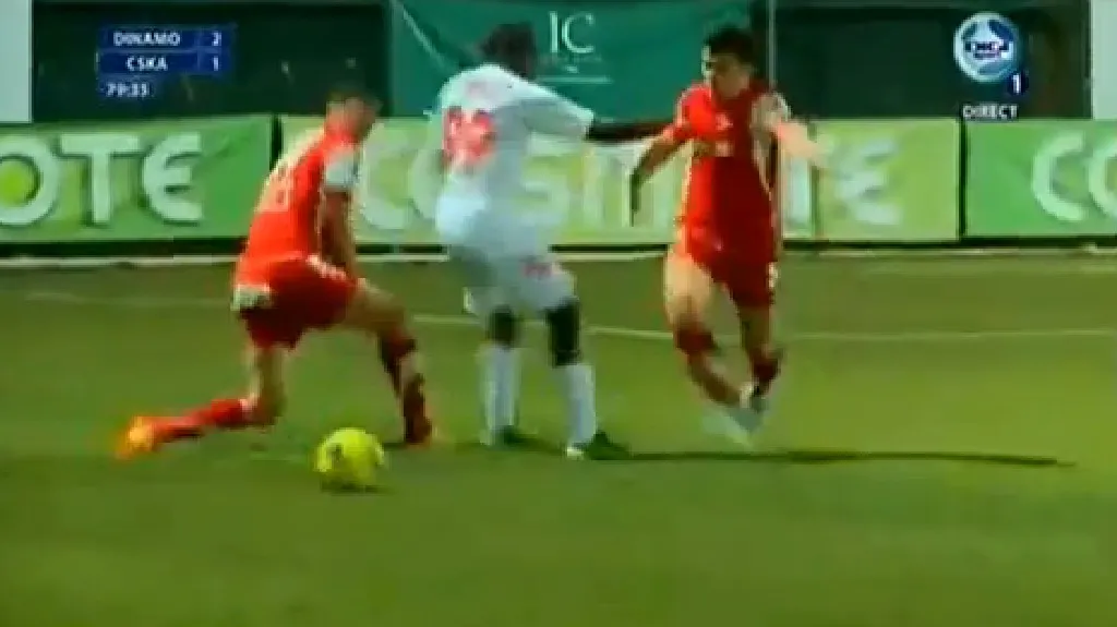 Utkání Dinamo Bukurešť - CSKA Sofia