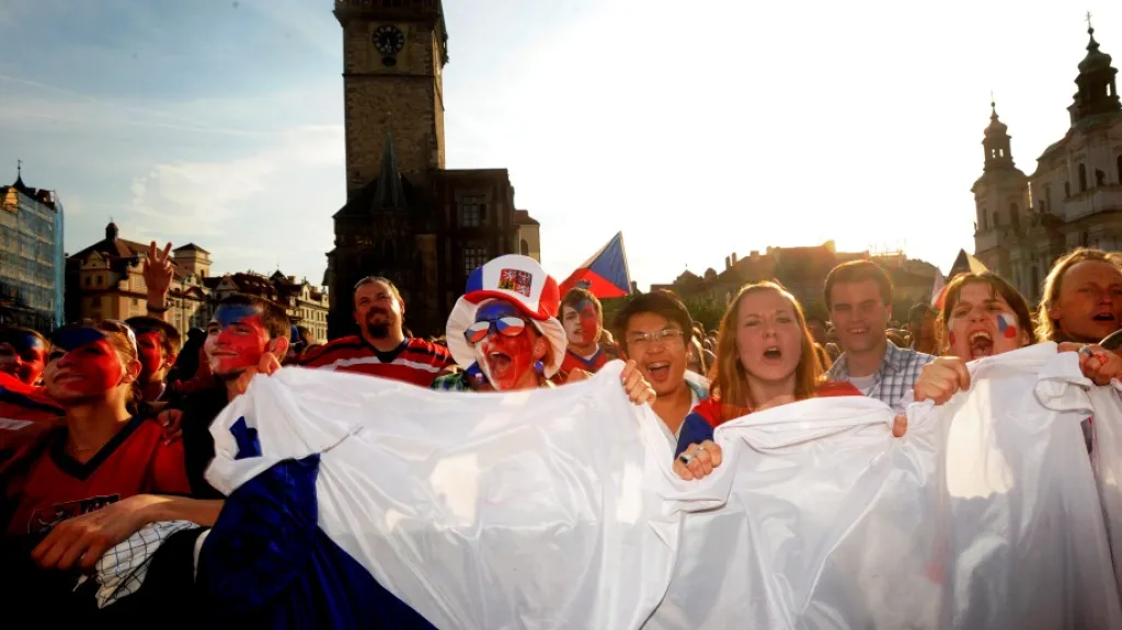 Češi slaví výhru nad USA