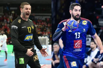 Andreas Palicka a Nikola Karabatič