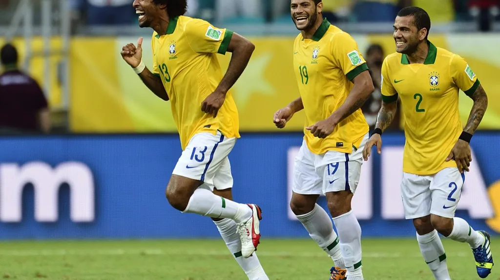 Slavící hráči Brazílie