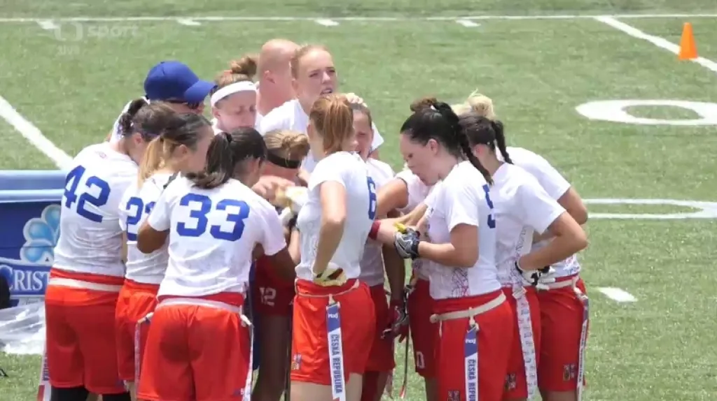 Radost českých reprezentantek ve flag footballu