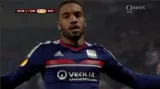 Gól v utkání Lyon - Plzeň: Lacazette - 2:1 (53. min.)