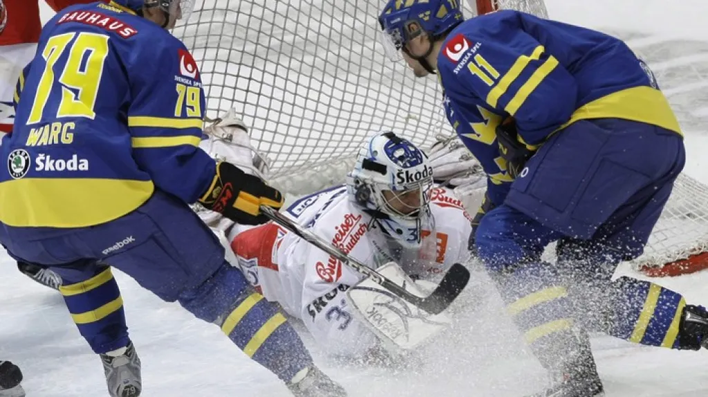 Hokejové utkání Česko - Švédsko
