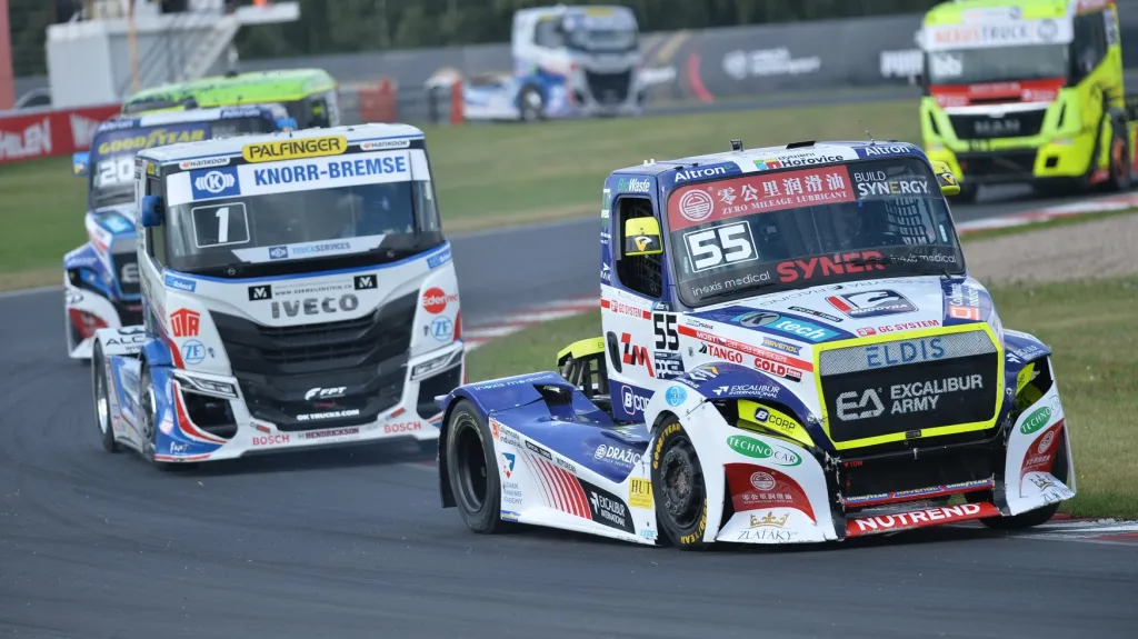 Adam Lacko v závodě ME tahačů