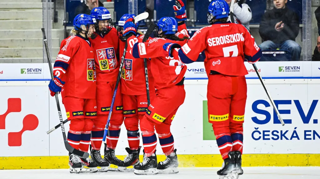 Radost českých hokejistek
