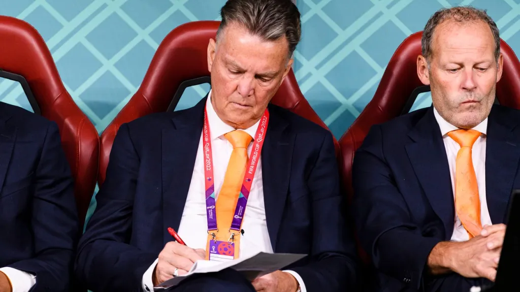 Trenér nizozemských fotbalistů Louis van Gaal 