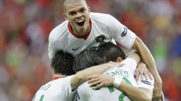 Radost portugalských fotbalistů